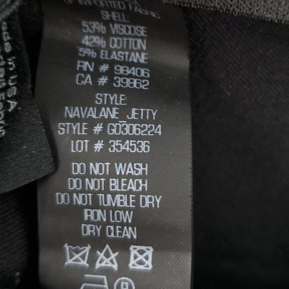 Theory Navalane Jetty Slim Stretchy Ankle Pants 0 Black - Picture 16 of 16